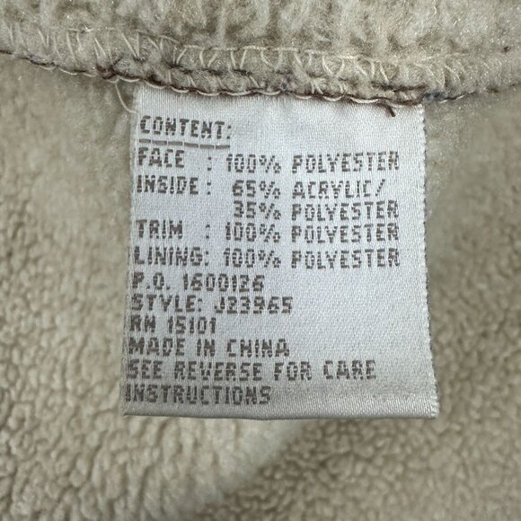 Jones New York Womens Brown Shearling Jacket Size 2X - Picture 4 of 7